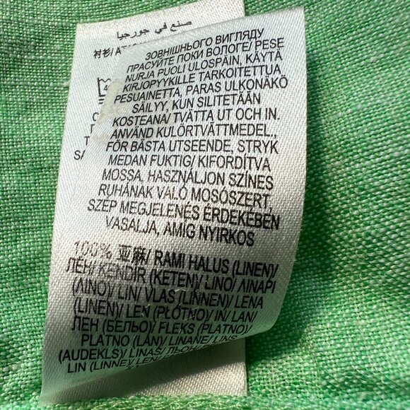 Linen 3/4 sleeve shirt - Picture 8 of 8